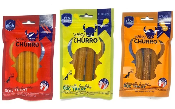Himalayan Dog Chew Yaky Churro Chicken Natural Dog Chews – 4 oz