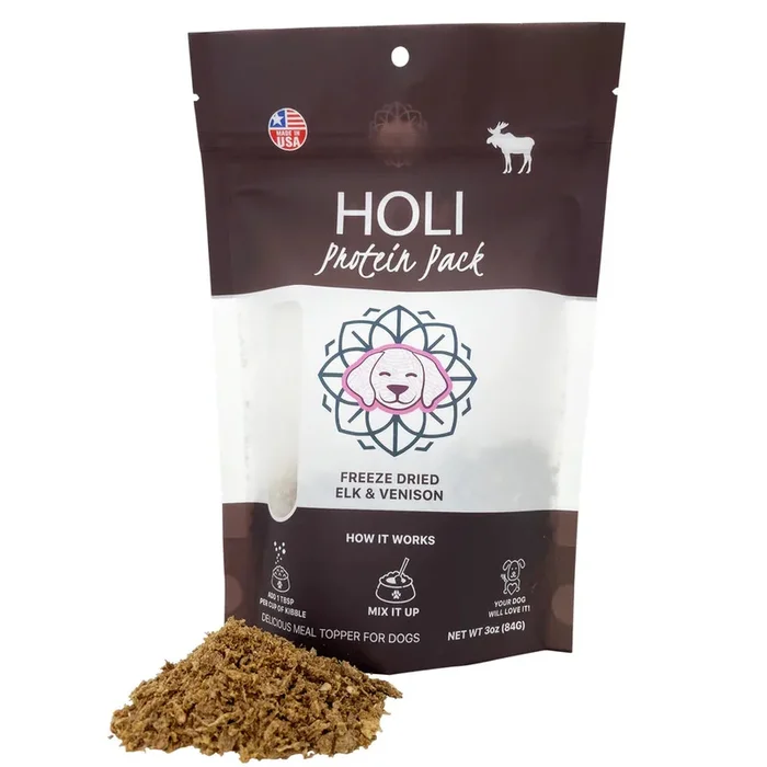 HOLI Elk & Venison Dog Food Topper