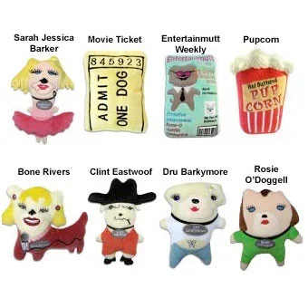 Hollywood Puparazzi Pups Dog Toys