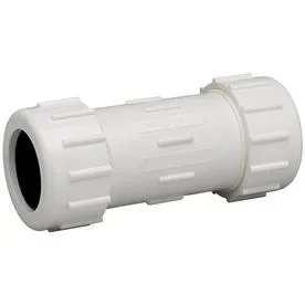 Homewerks Worldwide Coupling PVC Fitting 1/2” x 1/2” Dia x 2” L