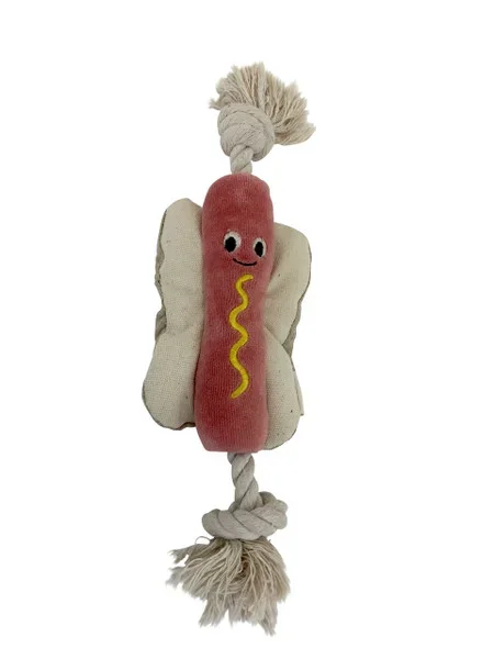 Hot Dog Organic Rope Toy