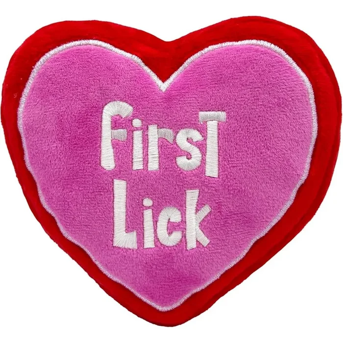 Huxley & Kent First Lick Heart Dog Toy (Double-Sided) Large