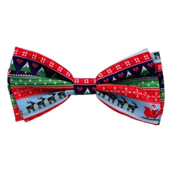 Huxley & Kent Holiday Pet Bow Tie – Large – Ugly Sweater