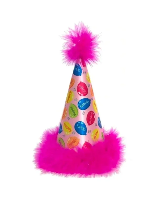 HUXLEY & KENT Pet Party Hat Pink