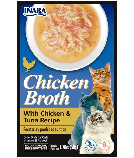 Inaba – Chicken Broth – Chicken & Tuna 50g