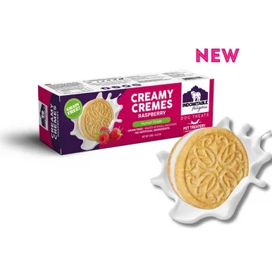 Indomitable Patagonia Grain Free Creamy Cremes Raspberry Dog Biscuits 120g