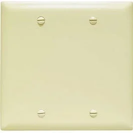 Ivory Blank Nylon Wall Plate