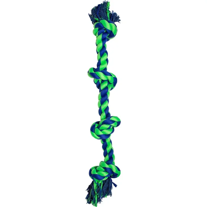 Knotty & Nice Bone Four Blue & Green 26″