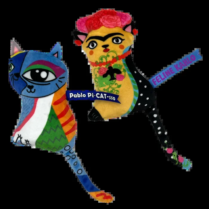KONG Artz Kahlo / Dali Catnip Cat Toy 2 Pack