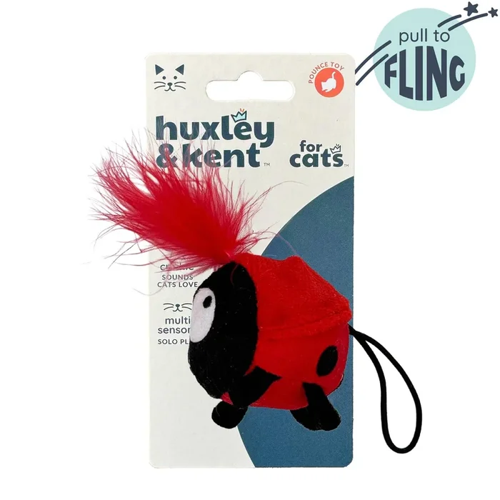 Ladybug Flinger Plush Toy for Cats