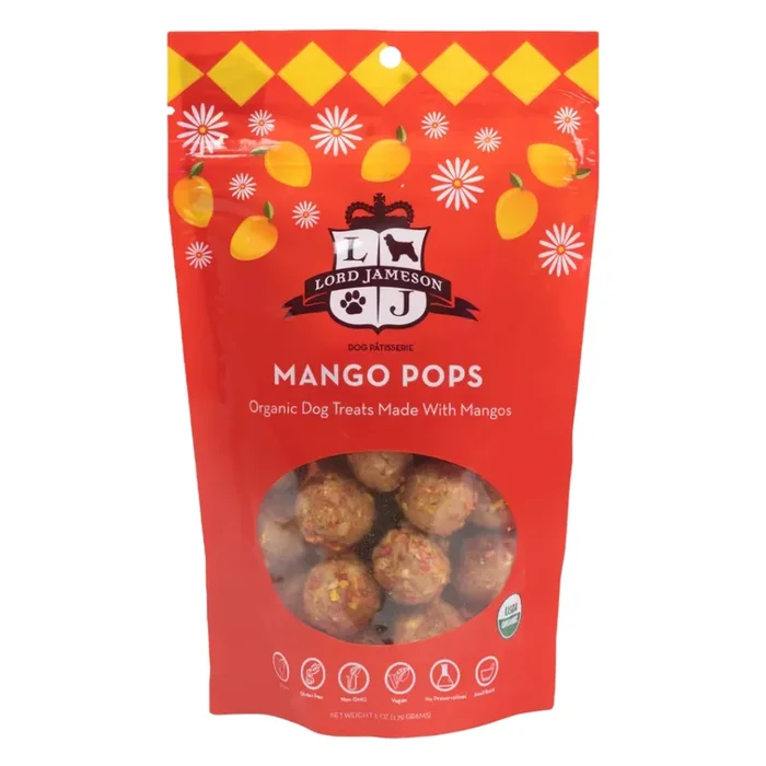Lord Jameson Mango Pops Dog Treats, 6-oz