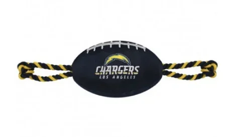 Los Angeles Chargers Nylon Football Dog Toy