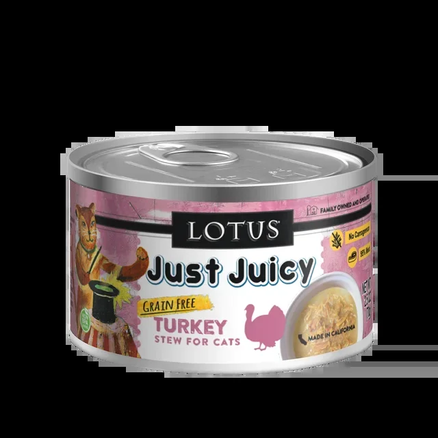 Lotus Just Juicy Stew Turkey Recipe for Cats