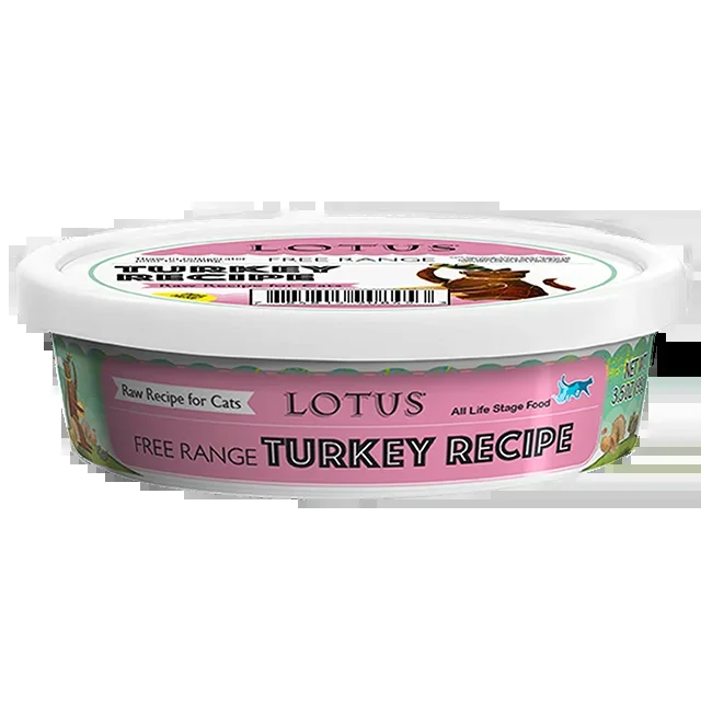 Lotus Raw Cat Food Turkey Recipe