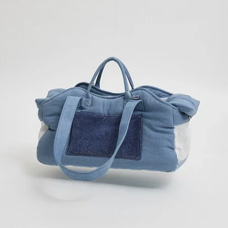 Louisdog Denim Strappy SWAG Bag