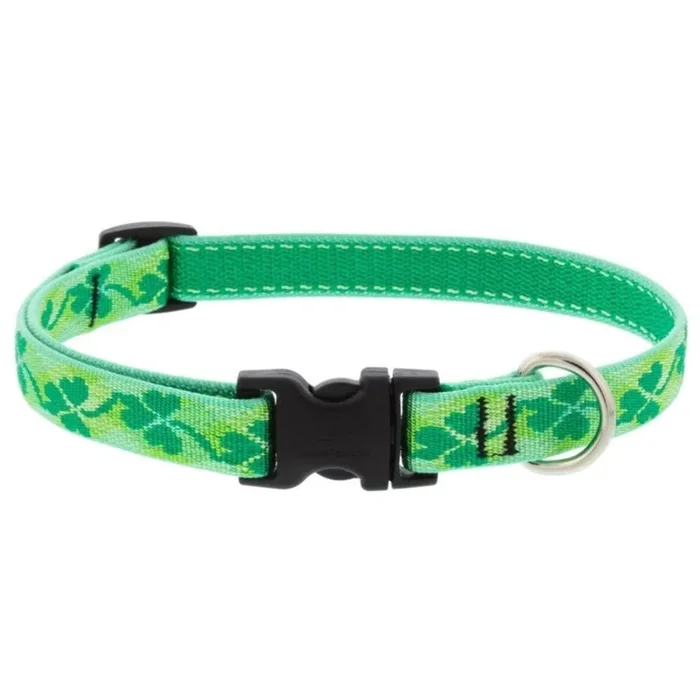 Lupine Cat Collar 1/2″x 8″-12″ Shamrocks
