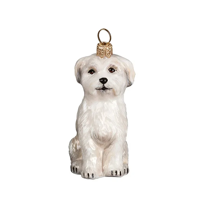 Maltese Glass Ornament