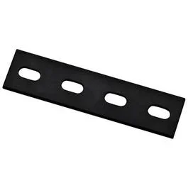 Mending Brace, Black Steel, 6-In.