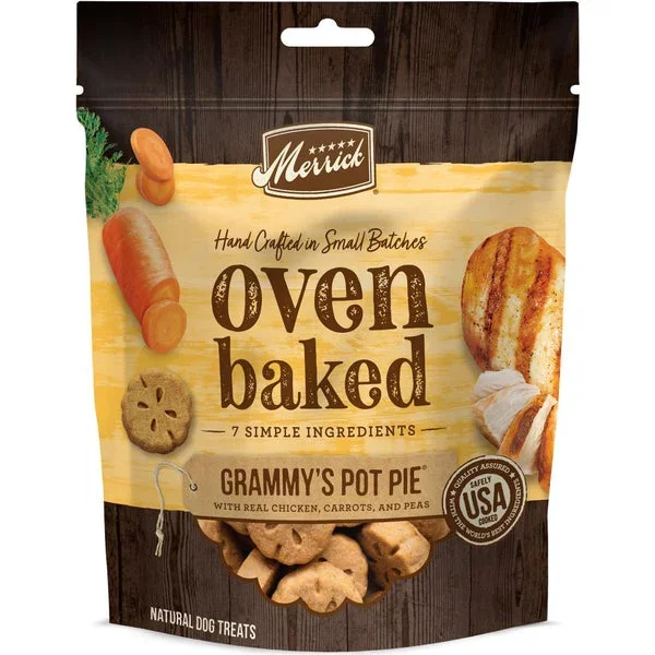 Merrick Oven Baked Grammy’s Pot Pie Chicken, Carrots & Peas Dog Treats