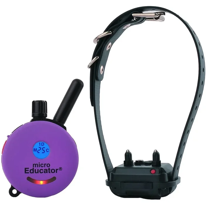 Micro Educator ME-300 Remote Dog Training Collar Purple by E-Collar Technologies