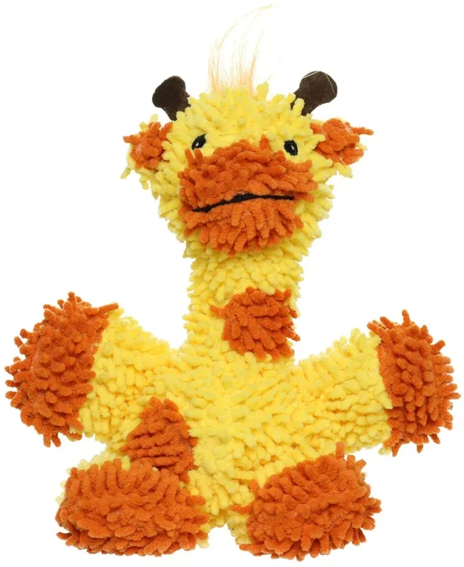 Mighty Microfiber Ball Giraffe Dog Toy, Junior