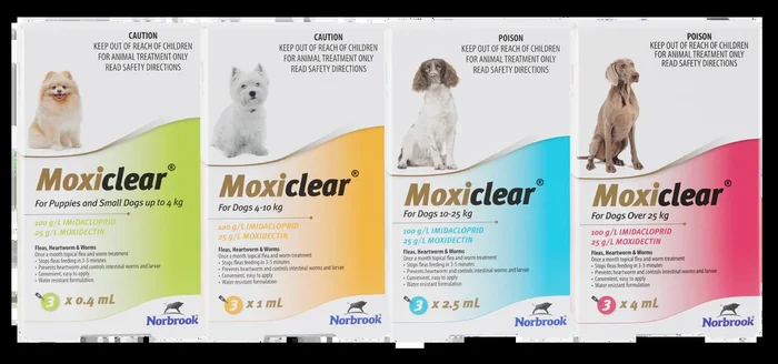 Moxiclear For Dogs Over 25kg 3pk
