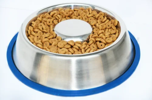 Mr. Peanut’s Slow Feed Anti Bloat Dog Bowl with Bonded Silicone Base