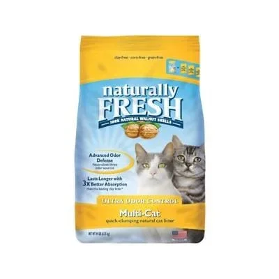 Naturally Fresh® Ultra Odor Control Multi-Cat Quick-Clumping Formula Cat Litter – 14 Lbs