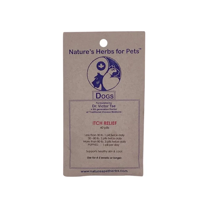 Nature’s Herbs for Pets Itch Relief