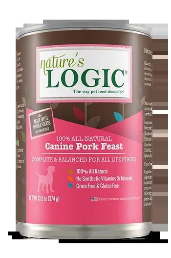 Nature’s Logic Canine Pork Canned Dog Food