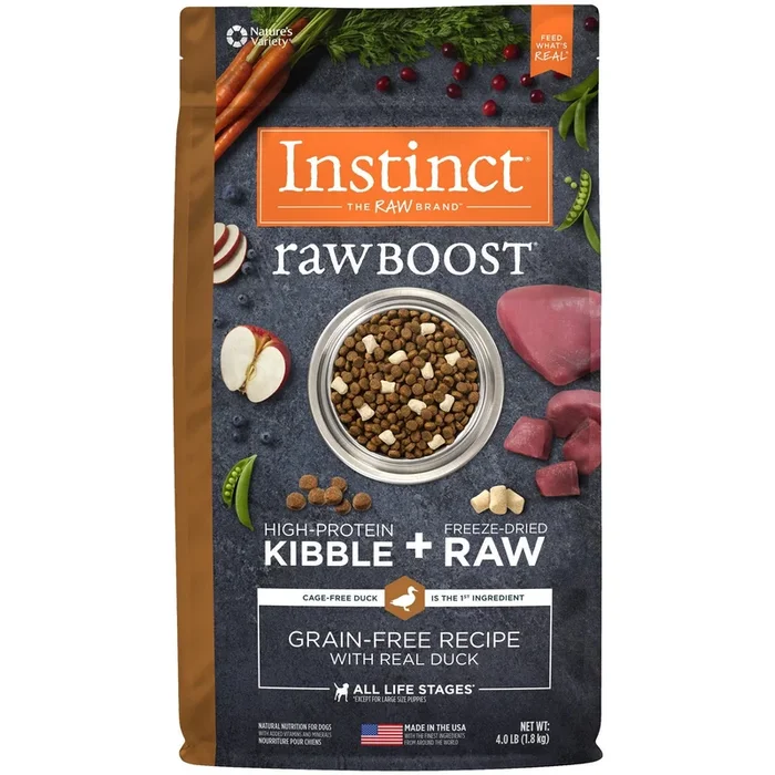 Nature’s Variety Instinct® Raw Boost® Grain-Free Recipe with Real Duck