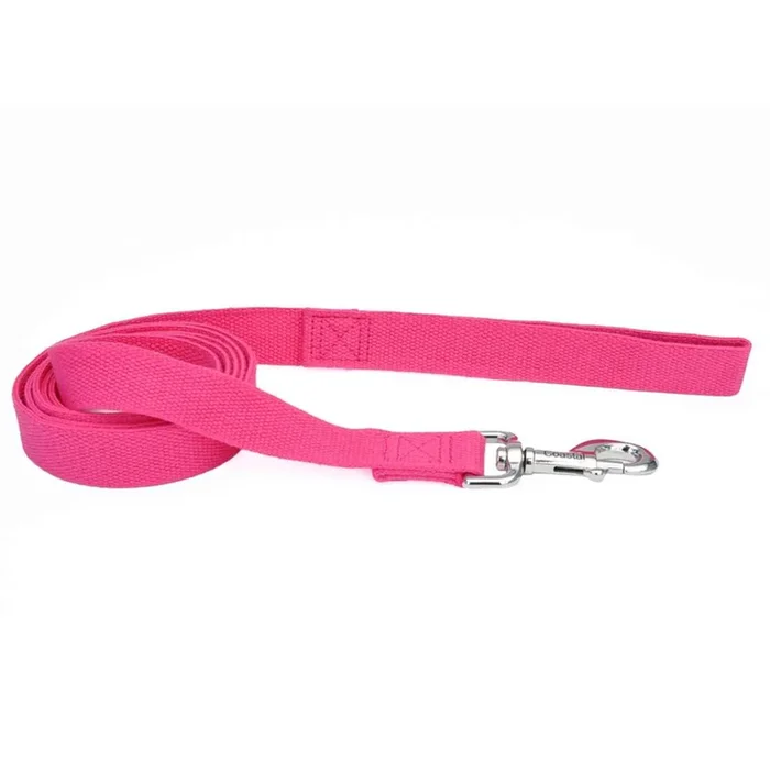 New Earth Soy Dog Leash, Fuchsia, Medium/Large