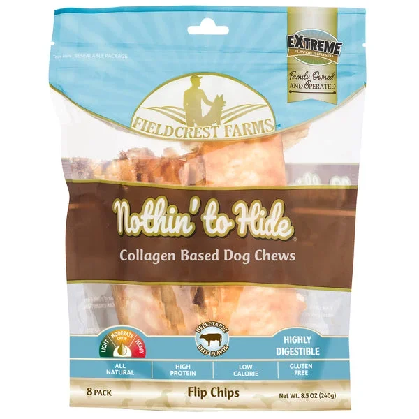 Nothin’ to Hide Flip Chips 8pk Bag – Beef Flavor