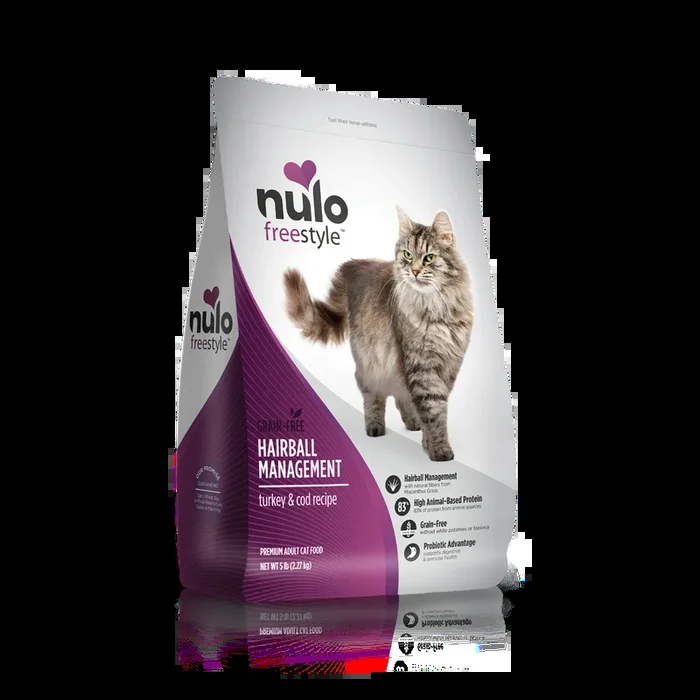 Nulo Freestyle Cat Hairball Management GF Turkey Cod