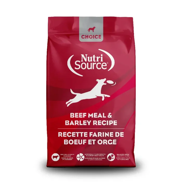 NutriSource Choice Beef & Barley 40lb