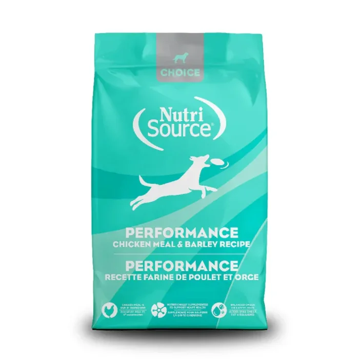 NutriSource Choice Performance Chicken Meal & Barley 40lb