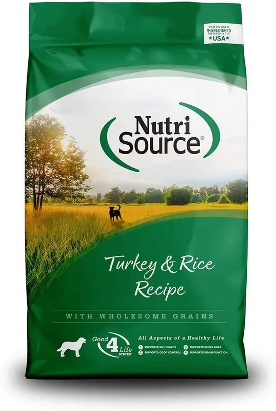 NUTRISOURCE Dog Food Turkey and Rice
