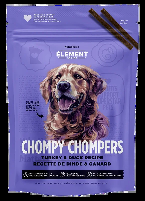 Nutrisource Element Chompy Chompers Turkey & Duck 6oz