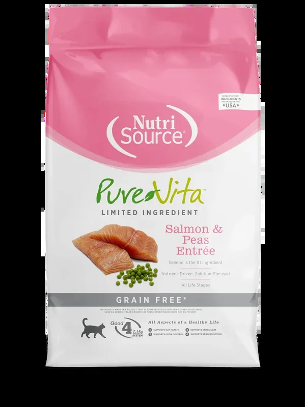 NutriSource® PureVita™ Grain Free Salmon & Peas Entrée Dry Cat Food
