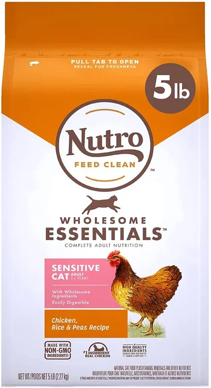 Nutro Sensitive Digestion Dry Cat Food – 5 lb Bag