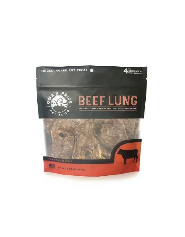 *OMA’S PRIDE Dehydrated Treat Beef Lung 2oz