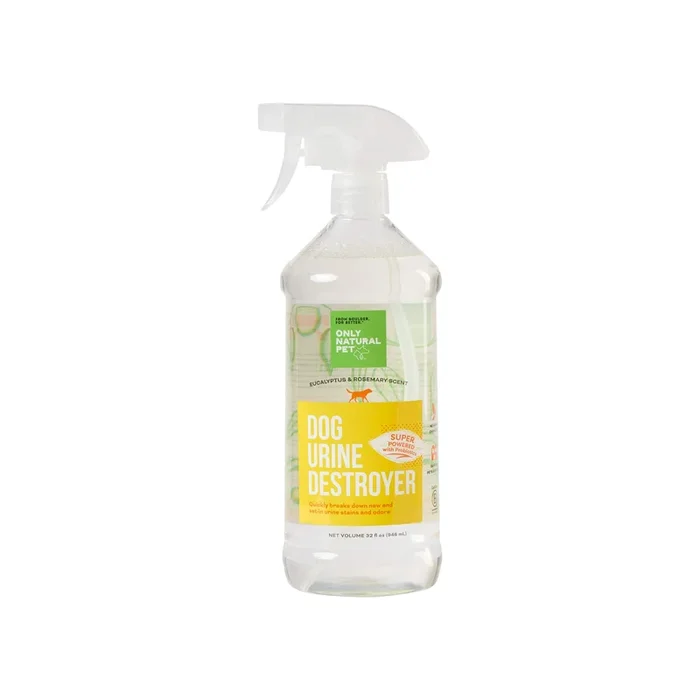 Only Natural Pet Dog Urine Stain & Odor Destroyer Probiotic Spray for Dogs 32 oz
