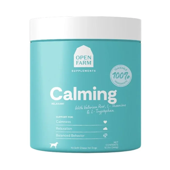 Open Farm Calming Supplement Chews for Dogs – 90 Soft Chews
