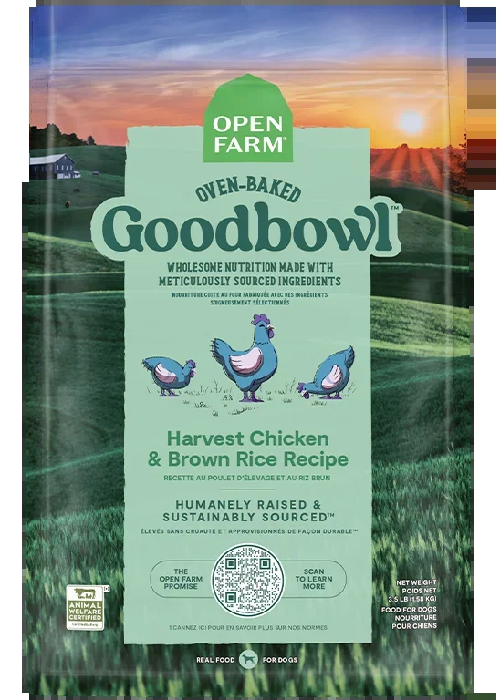 Open Farm Goodbowl™ Harvest Chicken & Brown Rice Recipe for Dogs