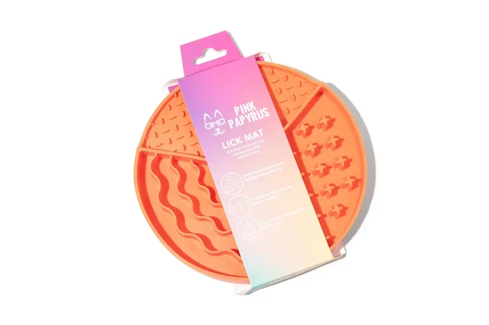 Orange Dog Lick Mat