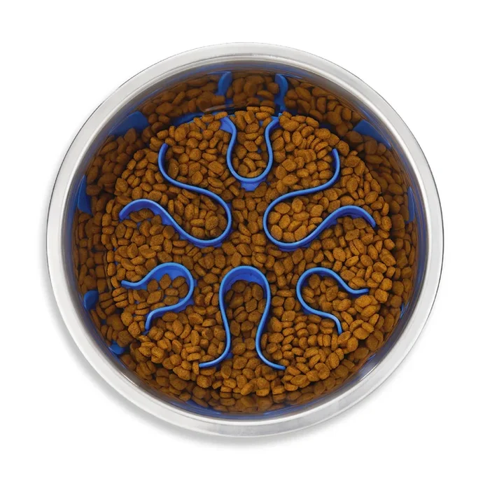 Outward Hound Fun Feeder Stainless Steel Slow Bowl