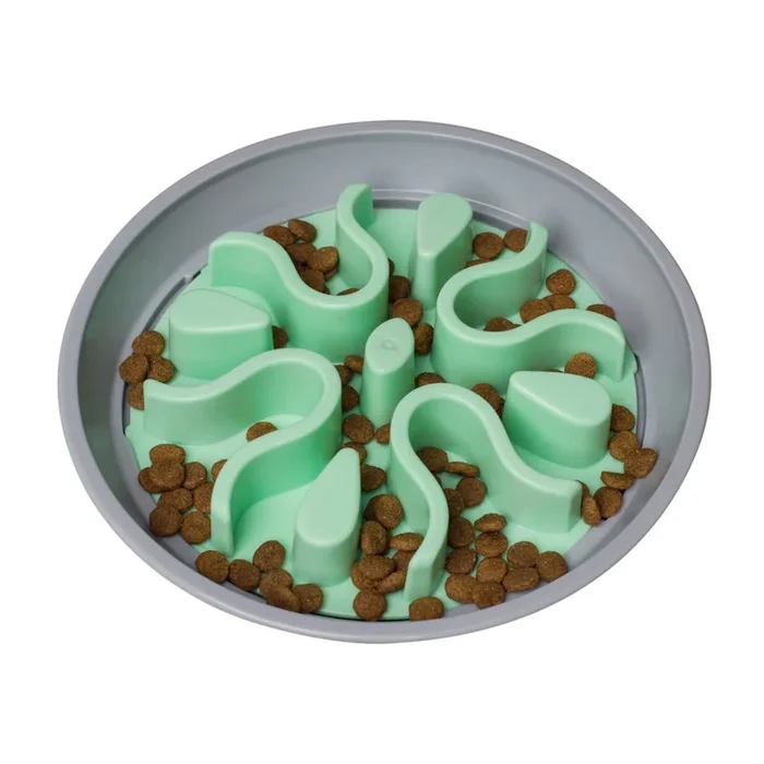 Outward Hound Fun Feeder Wobble Slo-Bowl Dog Bowl Mint
