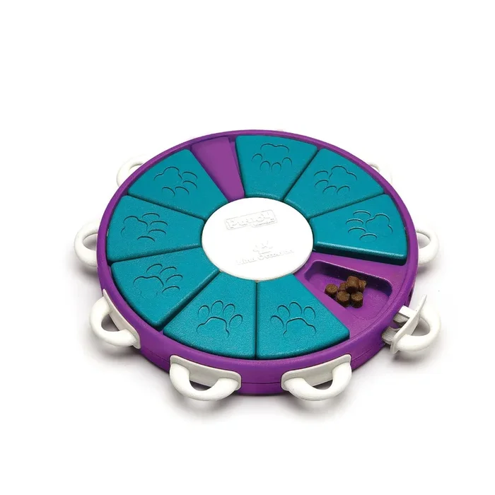 Outward Hound Nina Ottosson Twister Interactive Puzzle Dog Toy – Purple