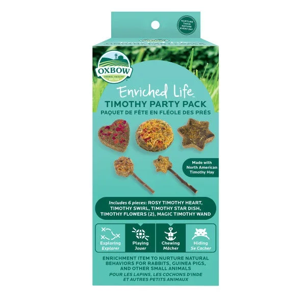Oxbow Animal Health Enriched Life – Timothy Party Pack
