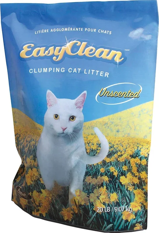 Pestell Easy Clean Unscented Clumping Cat Litter – 20 lb Bag